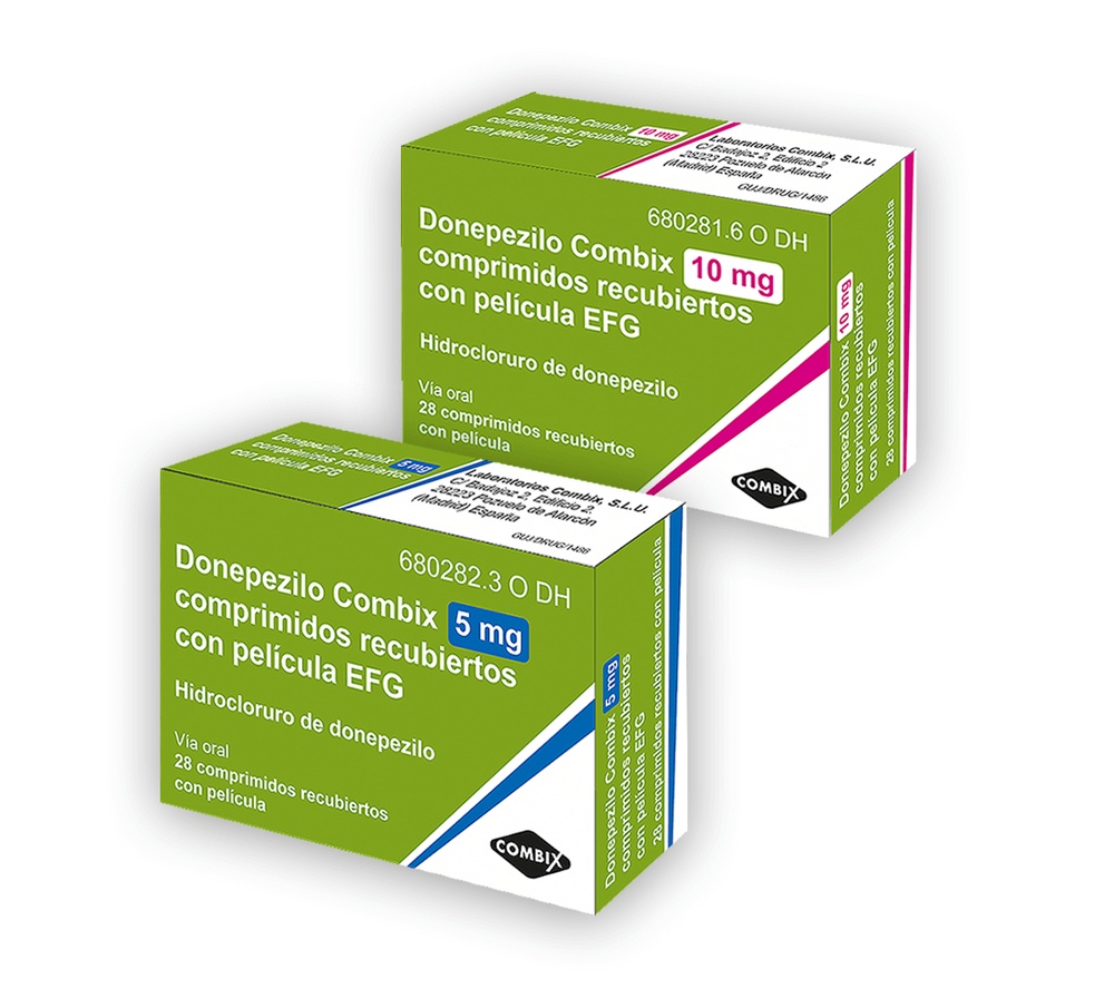 DONEPEZILO COMBIX 10 mg COMPRIMIDOS REVESTIDOS POR PELÍCULA