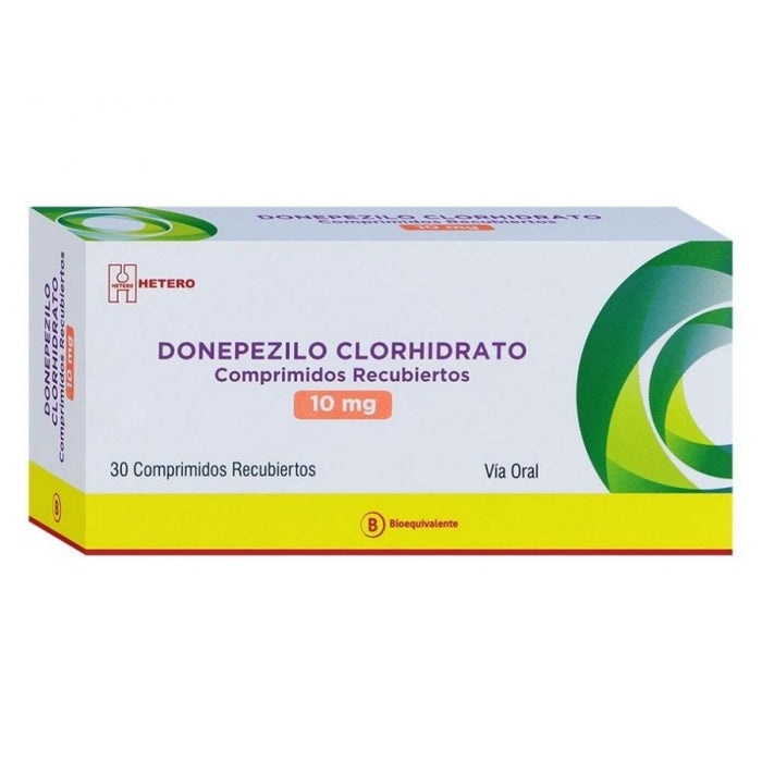 DONEPEZILO DURBAN 10 mg COMPRIMIDOS REVESTIDOS POR PELÍCULA