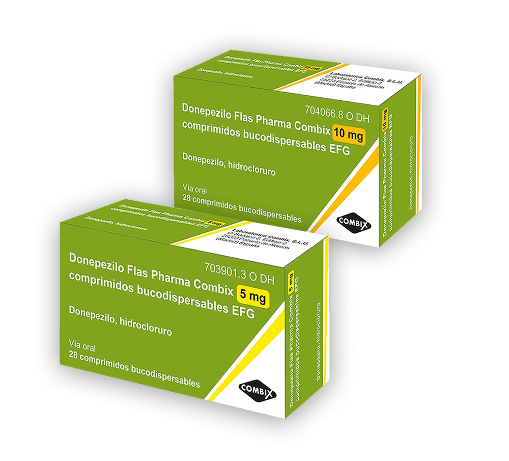 DONEPEZIL FLAS PHARMA COMBIX 5 mg COMPRIMIDOS ORODISPERSÍVEIS
