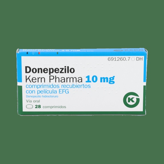 DONEPEZILO KERN PHARMA 10 mg COMPRIMIDOS REVESTIDOS POR PELÍCULA