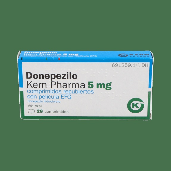 DONEPEZILO KERN PHARMA 5 mg COMPRIMIDOS REVESTIDOS POR PELÍCULA