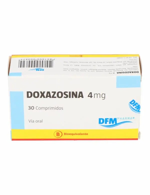 DOXAZOSINA Aurovitas 4 mg Comprimidos
