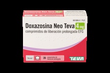 DOXAZOSINA NEO TEVA 4 mg COMPRIMIDOS DE LIBERTAÇÃO PROLONGADA