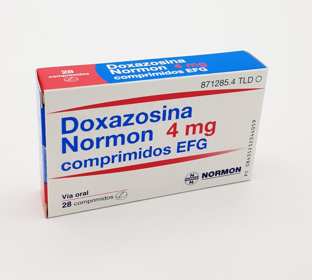 DOXAZOSINA VIR 4 mg COMPRIMIDOS