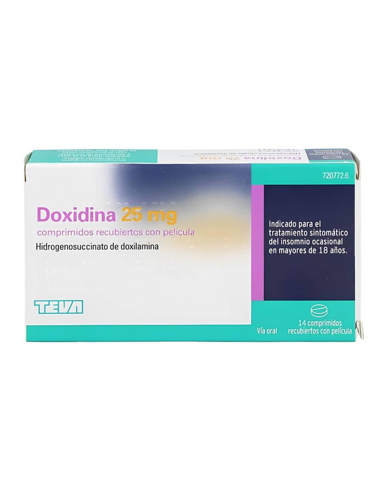 DOXIDINA 25 mg COMPRIMIDOS REVESTIDOS POR PELÍCULA