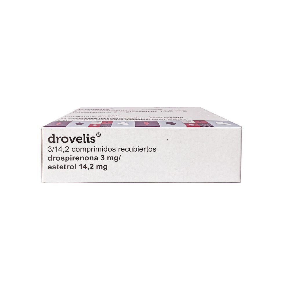 DROVELIS 3 mg/14,2 mg COMPRIMIDOS REVESTIDOS POR PELÍCULA