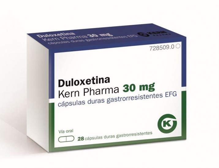 DULOXETINA TARBIS 30 mg CÁPSULAS DURAS GASTRORRESISTENTES
