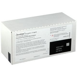 DUODOPA 240 mg/mL + 12 mg/mL SOLUÇÃO PARA PERFUSÃO