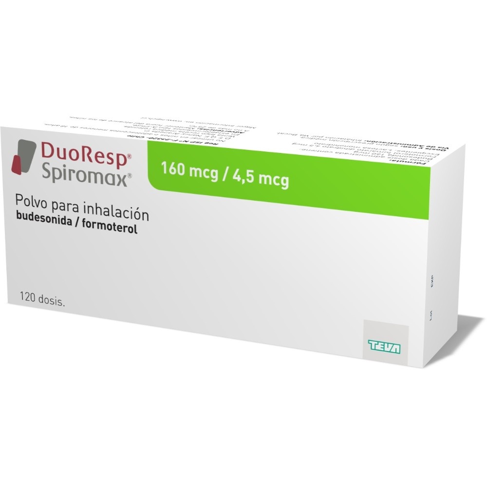DuoResp Spiromax 160 microgramas/4,5 microgramas pó para inalação