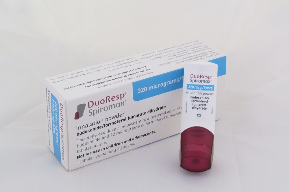 DuoResp Spiromax 320 microgramas/9 microgramas pó para inalação
