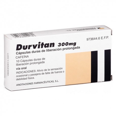 DURVITAN 300 mg CÁPSULAS DE LIBERTAÇÃO PROLONGADA