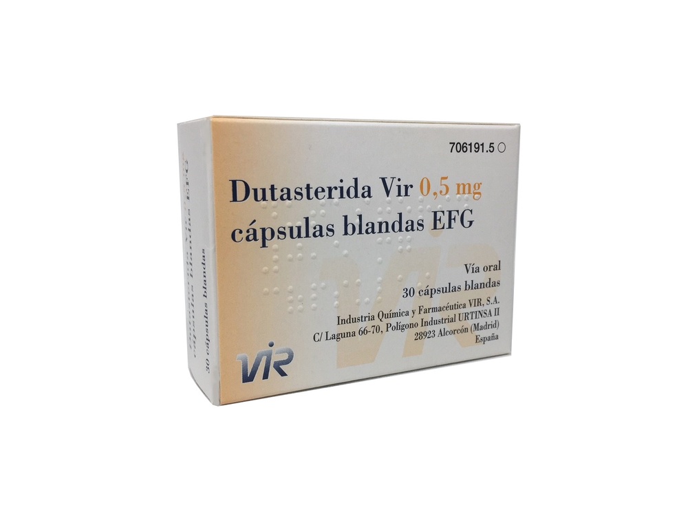 DUTASTERIDA FAIRMED 0,5 mg CÁPSULAS MOLES