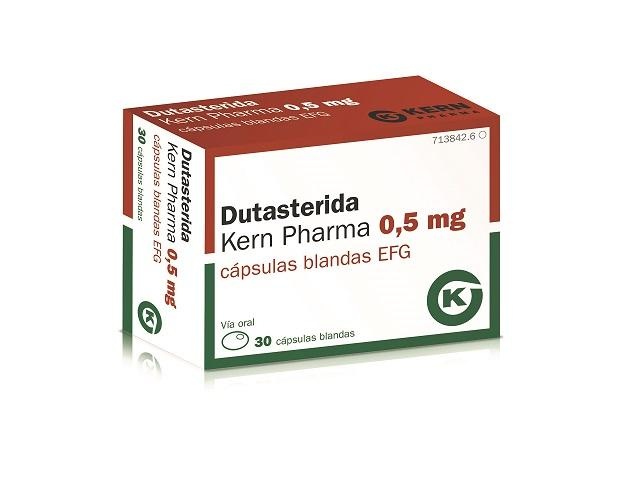 DUTASTERIDA KERN PHARMA 0,5 mg CÁPSULAS MOLES