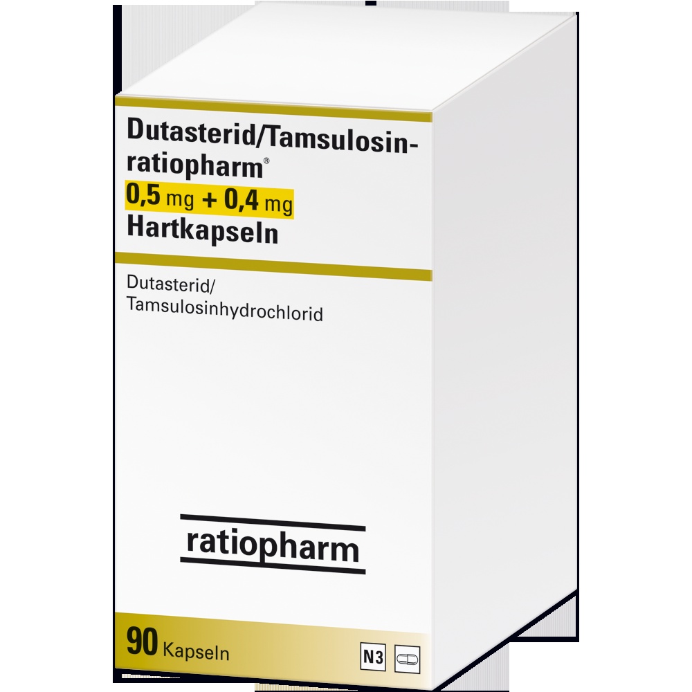 DUTASTERIDA/TAMSULOSINA RATIO 0,5 mg/0,4 mg CÁPSULAS DURAS
