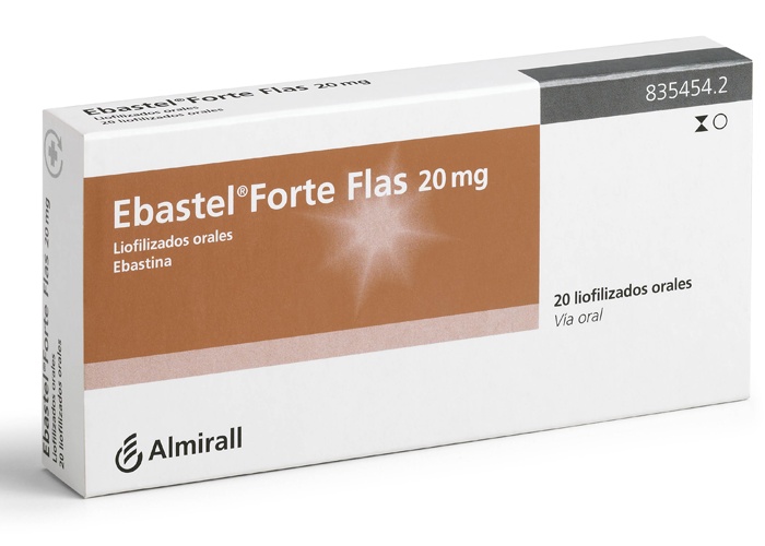 EBASTEL FORTE 20 mg LIOFILIZADO ORAL