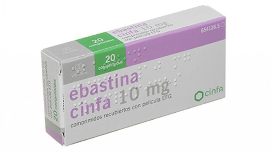 EBASTINA TARBIS 10 mg COMPRIMIDOS REVESTIDOS POR PELÍCULA