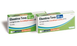 EBASTINA TEVA-RATIOPHARM 10 mg COMPRIMIDOS ORODISPERSÍVEIS