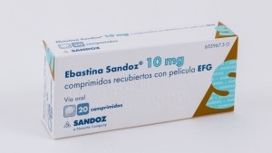 EBASTINA VIR 10 mg COMPRIMIDOS REVESTIDOS POR PELÍCULA