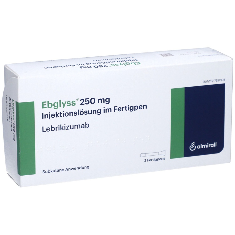 EBGLYSS 250 MG SOLUÇÃO INJETÁVEL EM CANETA PREENCHIDA