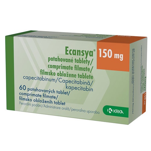 ECANSYA 150 mg COMPRIMIDOS REVESTIDOS POR PELÍCULA