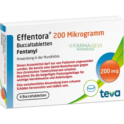 EFFENTORA 200 microgramas COMPRIMIDOS BUCAIS
