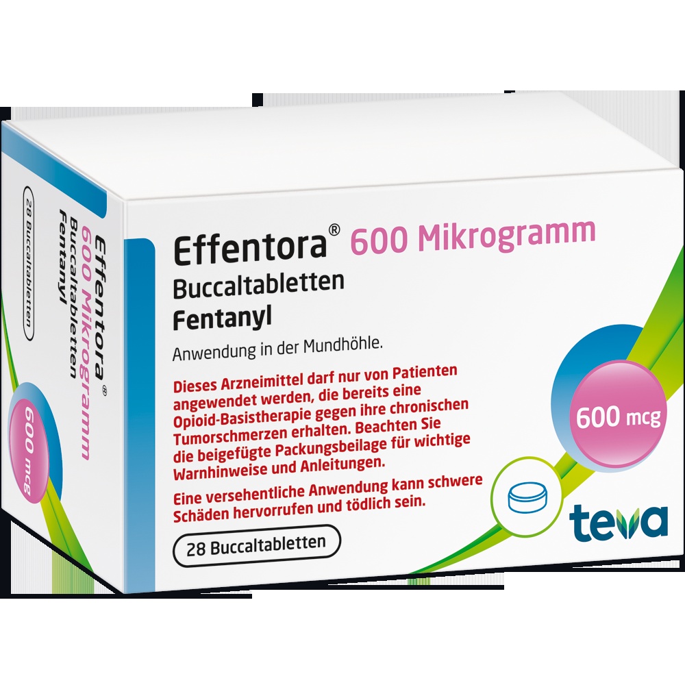 EFFENTORA 600 microgramas COMPRIMIDOS BUCAIS