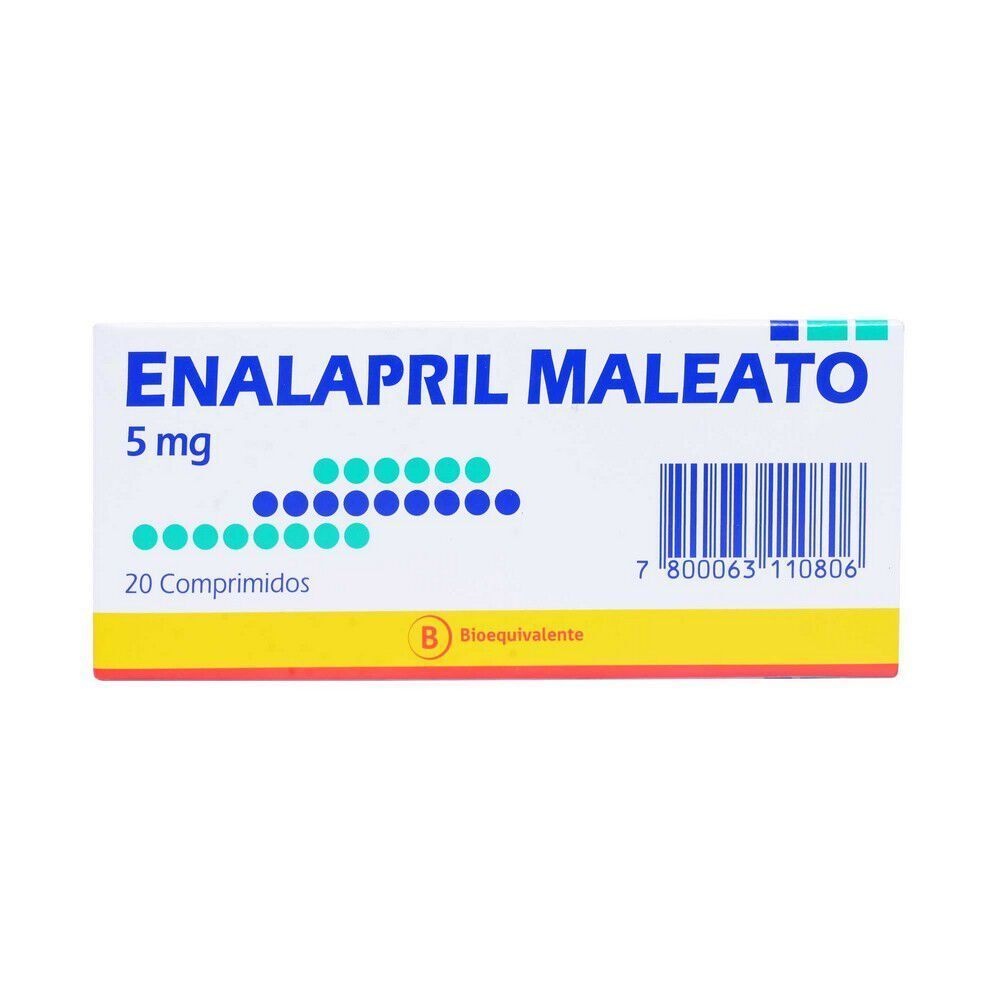 ENALAPRIL GHS 5 mg COMPRIMIDOS