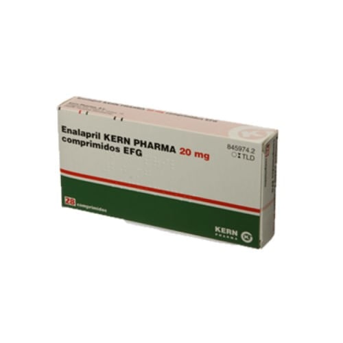 ENALAPRIL KERN PHARMA 20 mg COMPRIMIDOS