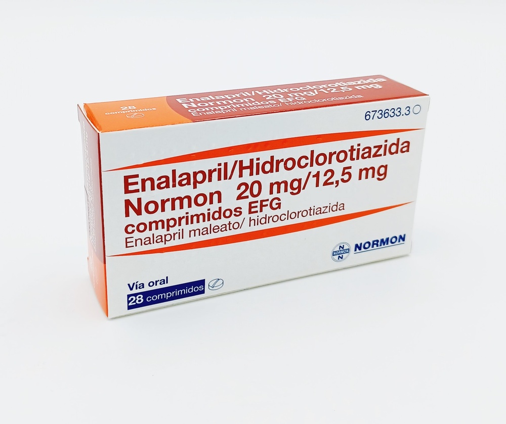 ENALAPRIL/HIDROCLOROTIAZIDA COMBIX 20/12,5 mg COMPRIMIDOS
