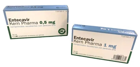 ENTECAVIR KERN PHARMA 0,5 mg COMPRIMIDOS REVESTIDOS POR PELÍCULA