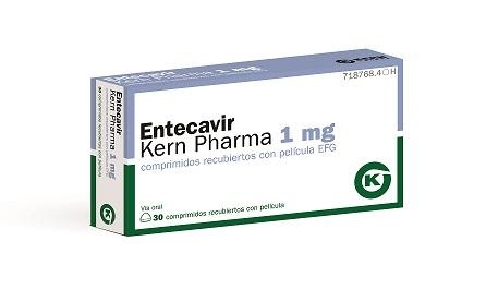 ENTECAVIR KERN PHARMA 1 mg COMPRIMIDOS REVESTIDOS POR PELÍCULA