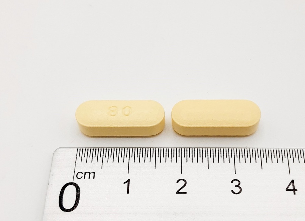 ENZALUTAMIDA SANDOZ 80 mg COMPRIMIDOS REVESTIDOS POR PELÍCULA