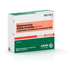 EPLERENONA KERN PHARMA 50 mg COMPRIMIDOS REVESTIDOS POR PELÍCULA