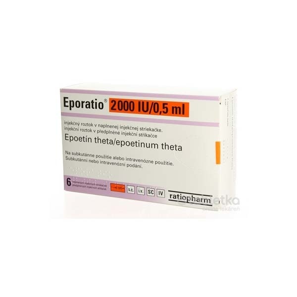EPORATIO 2000 UI/0,5 ml SOLUÇÃO INJETÁVEL EM SERINGA PREENCHIDA