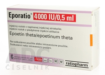 EPORATIO 4000 UI/0,5 ml SOLUÇÃO INJETÁVEL EM SERINGA PREENCHIDA