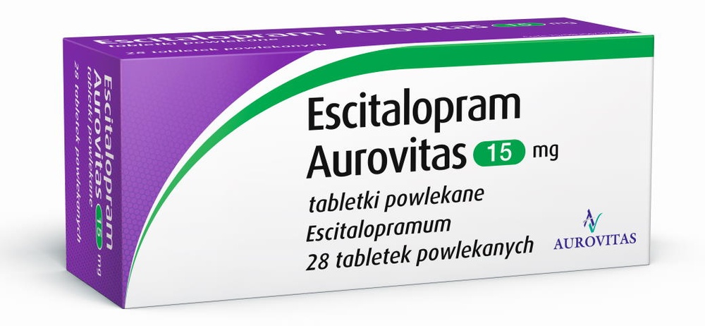 ESCITALOPRAM AUROVITAS 15 mg COMPRIMIDOS REVESTIDOS POR PELÍCULA