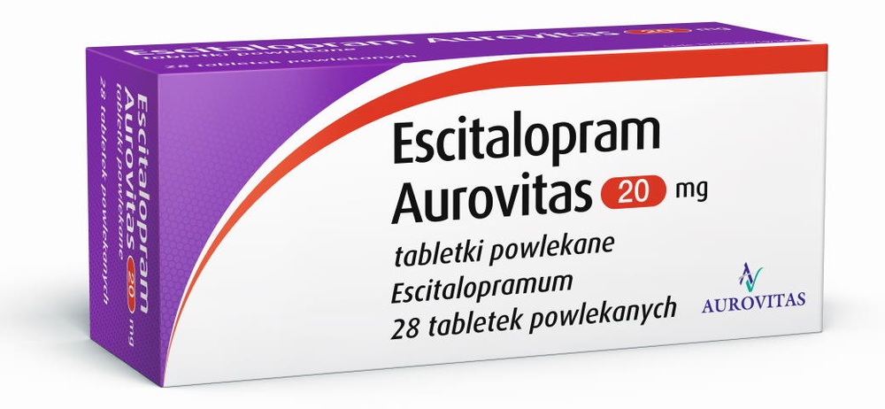 ESCITALOPRAM AUROVITAS 20 mg COMPRIMIDOS REVESTIDOS POR PELÍCULA
