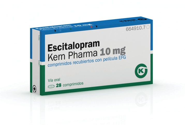 ESCITALOPRAM KERN PHARMA 10 mg COMPRIMIDOS REVESTIDOS POR PELÍCULA