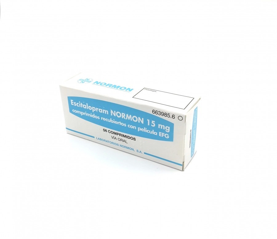 ESCITALOPRAM TARBIS 15 mg COMPRIMIDOS REVESTIDOS POR PELÍCULA