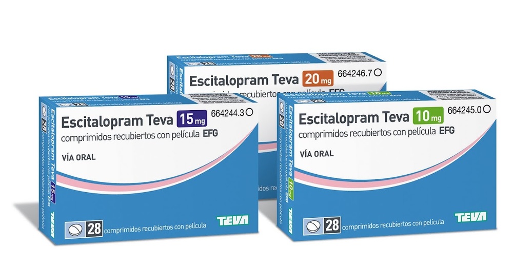 ESCITALOPRAM TEVA 20 mg COMPRIMIDOS REVESTIDOS POR PELÍCULA