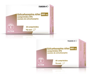 ESLICARBAZEPINA ALTER 800 mg COMPRIMIDOS
