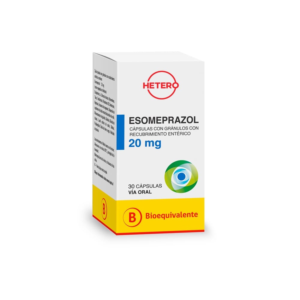 ESOMEPRAZOL DAVUR 20 mg CÁPSULAS DURAS GASTRO-RESISTENTES