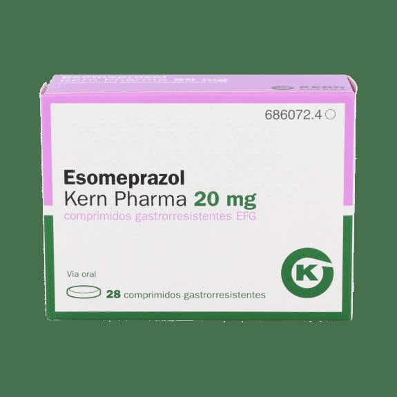 ESOMEPRAZOL KERN PHARMA 20 mg COMPRIMIDOS GASTRO-RESISTENTES