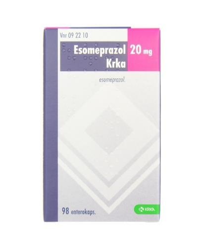 ESOMEPRAZOL KRKA 20 mg CÁPSULAS DURAS GASTRORRESISTENTES