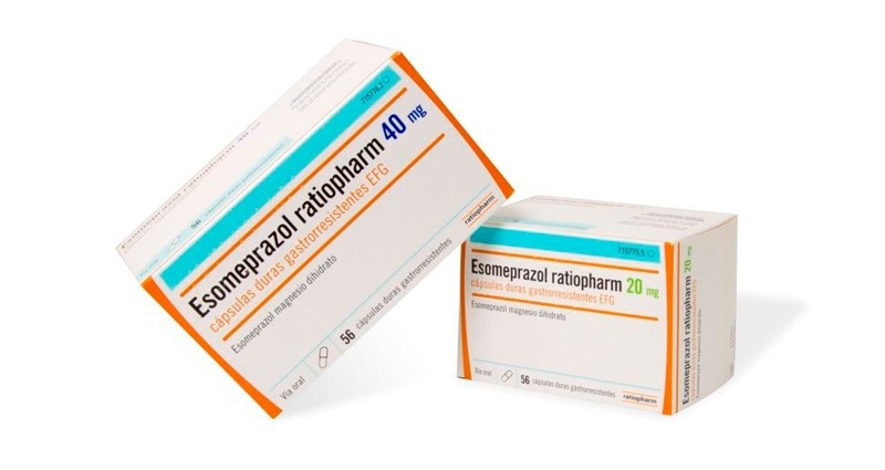 ESOMEPRAZOL RATIOPHARM 20 mg CÁPSULAS DURAS GASTRO-RESISTENTES