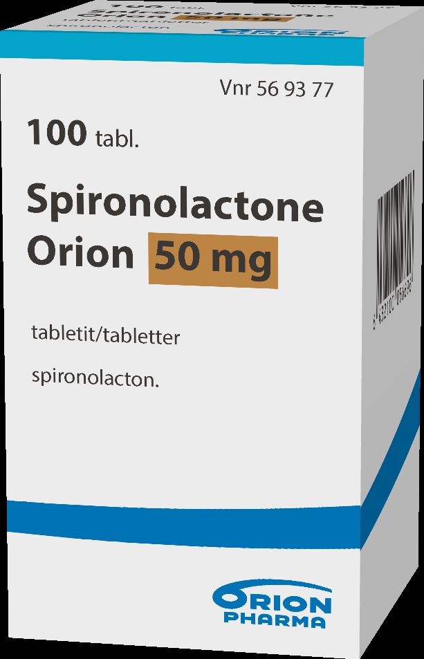 ESPIRONOLACTONA ORION 50 mg COMPRIMIDOS