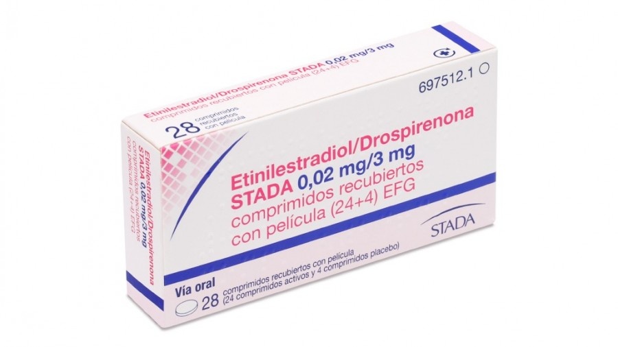 ETINILESTRADIOL/DROSPIRENONA EXELTIS 0,02 mg/3 mg COMPRIMIDOS REVESTIDOS POR PELÍCULA (24+4) Genérico