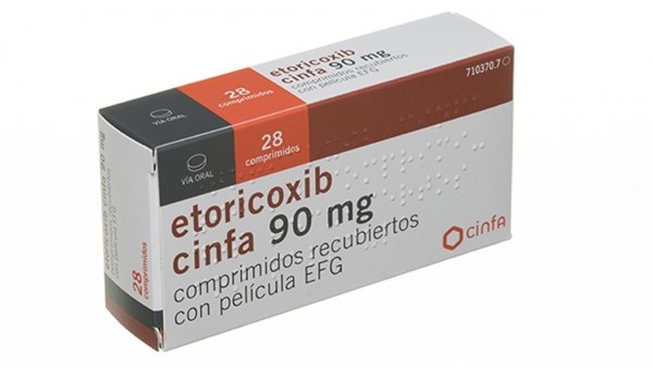 ETORICOXIB ALTER 90 mg COMPRIMIDOS REVESTIDOS POR PELÍCULA