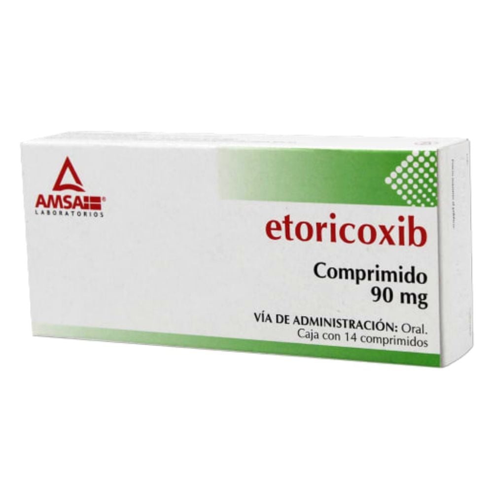 ETORICOXIB GENTHON 90 mg COMPRIMIDOS REVESTIDOS POR PELÍCULA