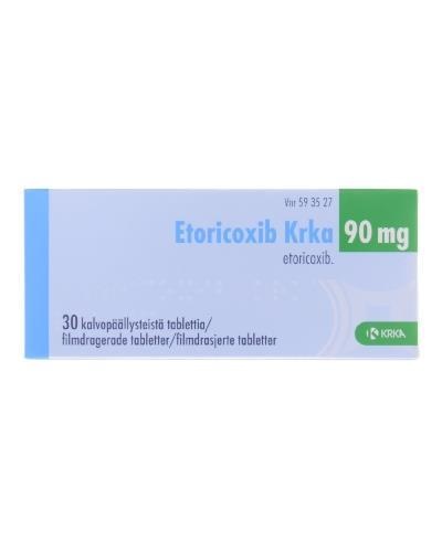 ETORICOXIB KRKA 90 mg COMPRIMIDOS REVESTIDOS POR PELÍCULA
